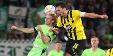 0:2! Dortmund rutscht gegen Wolfsburg aus