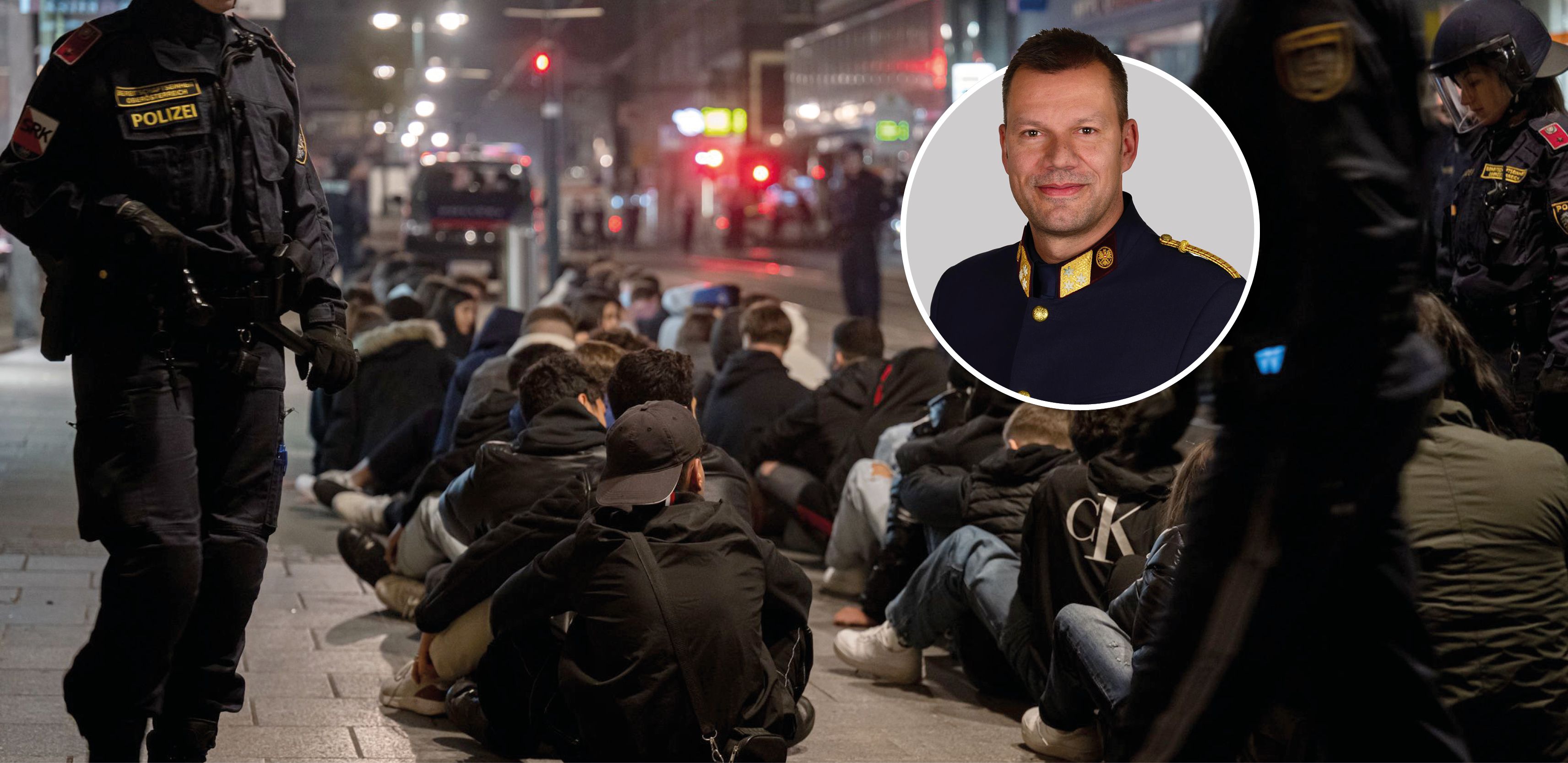 Rund 200 junge Männer, größtenteils mit Migrationshintergrund, hatten in der Nacht zum 1. November Krawall geschlagen.