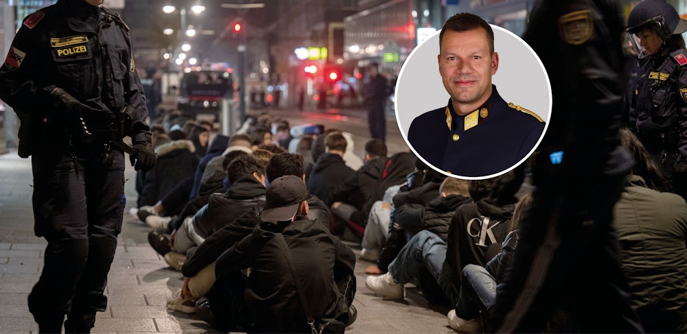 Rund 200 junge Männer, größtenteils mit Migrationshintergrund, hatten in der Nacht zum 1. November Krawall geschlagen. Polizei-Sprecher David Furtner erklärt gegenüber <em>