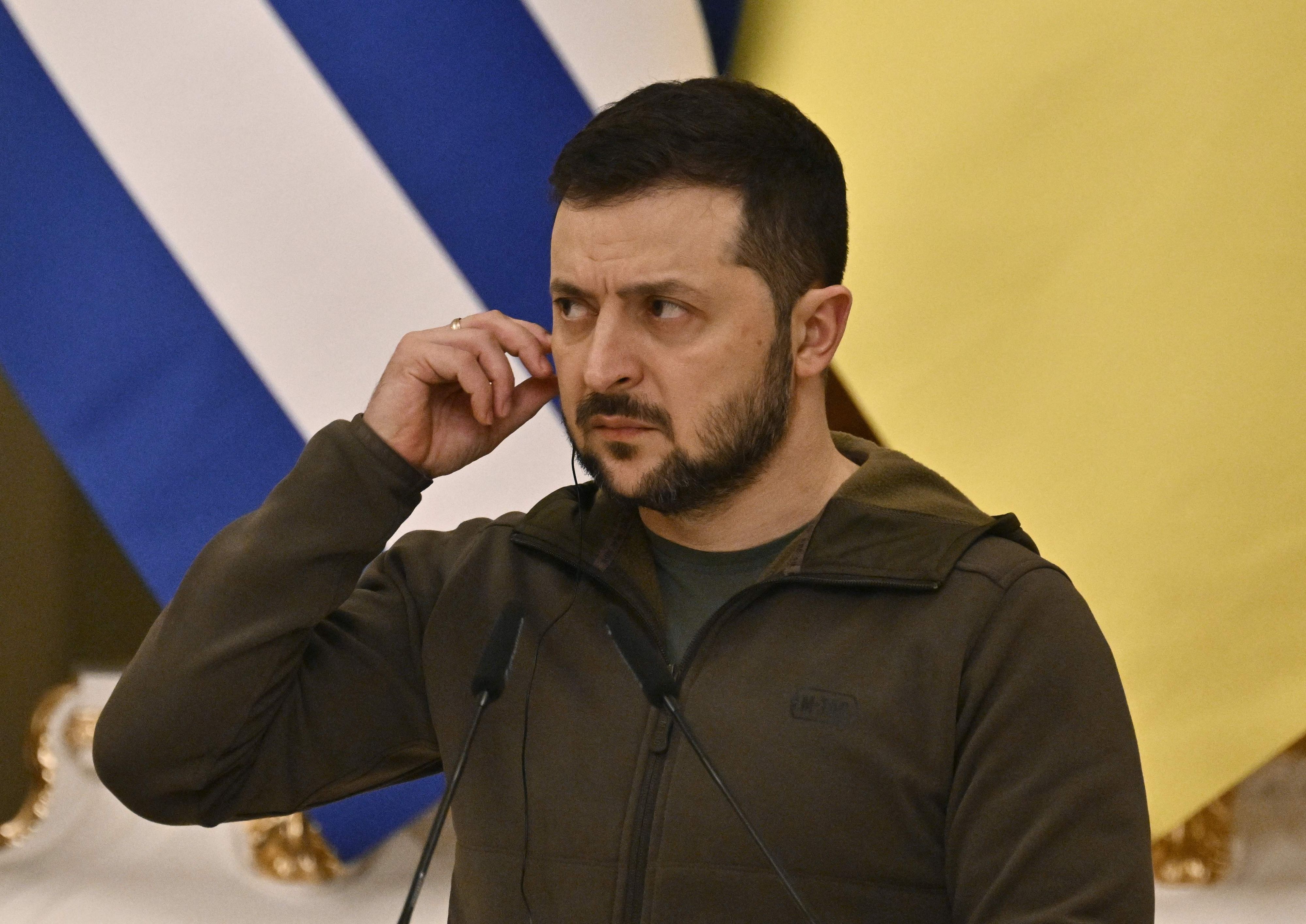 Der ukrainische Präsident Wolodimir Selenski am 3. November 2022 im Zuge einer Pressekonferenz. 