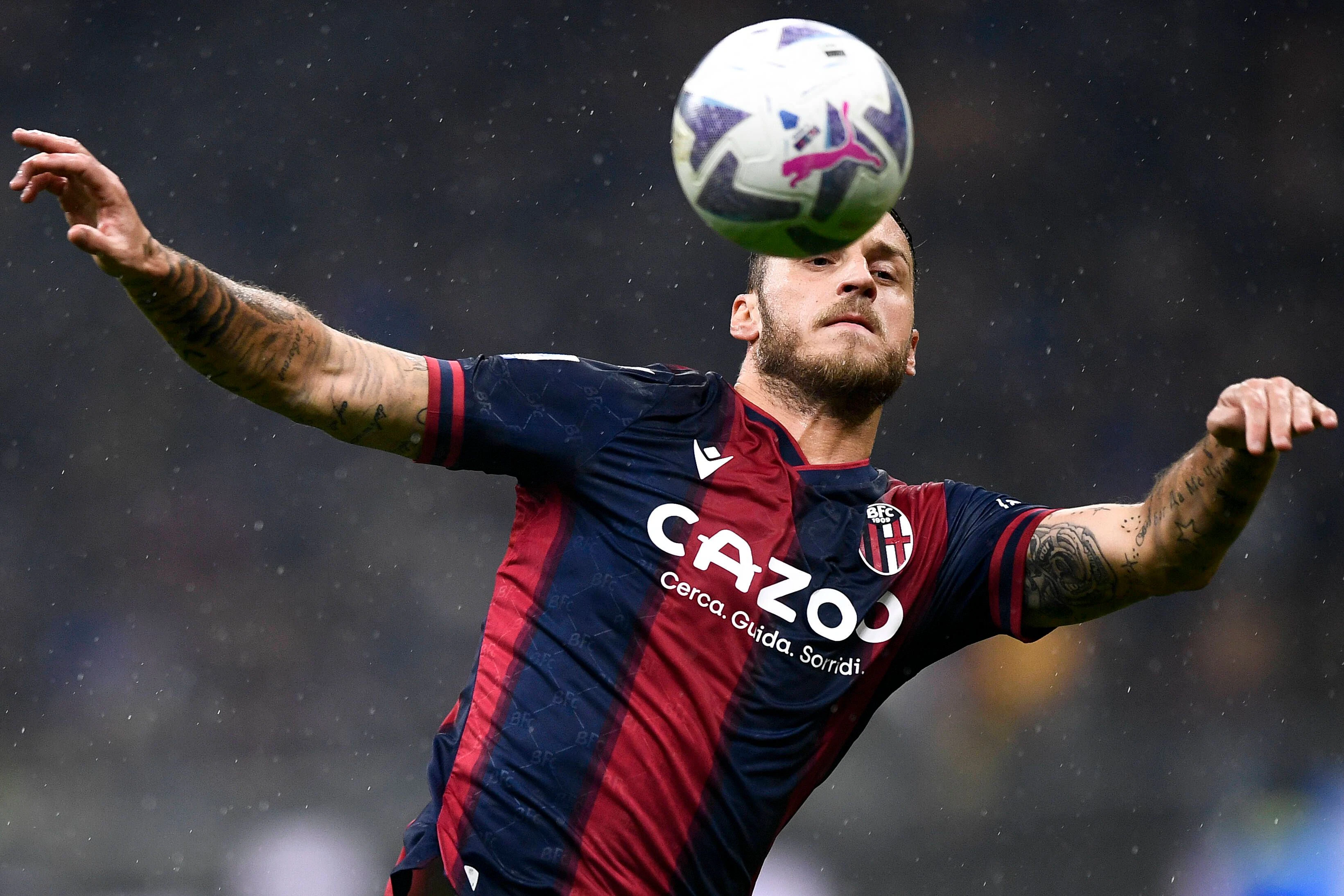 FC Internazionale v Bologna FC - Serie A Marko Arnautovic of Bologna FC in action during the Serie A football match between FC Internazionae and Bologna FC. Milan Italy Copyright: xNicolxCampox 