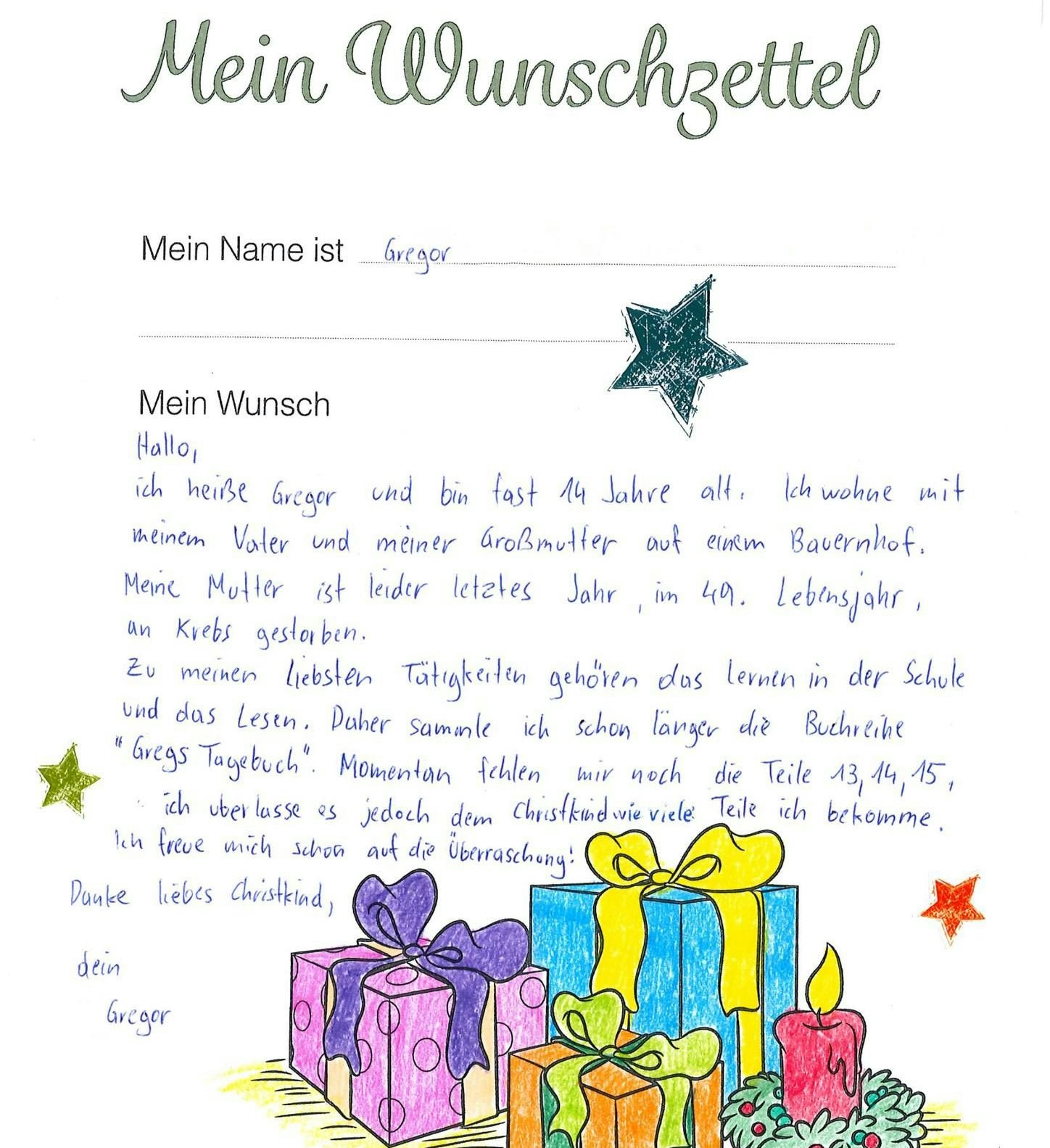 Weihnachtswunscherfüller werden gesucht.