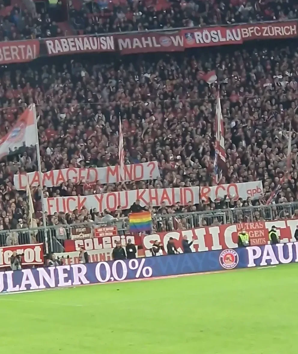 Regenbogen-Protest der Bayern-Fans gegen die WM