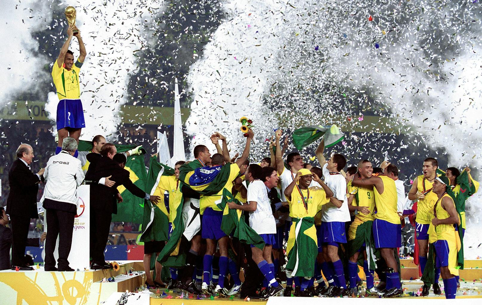 <strong>2002 – Brasilien:</strong> Der bisher letzte WM-Titel für die "Selecao"