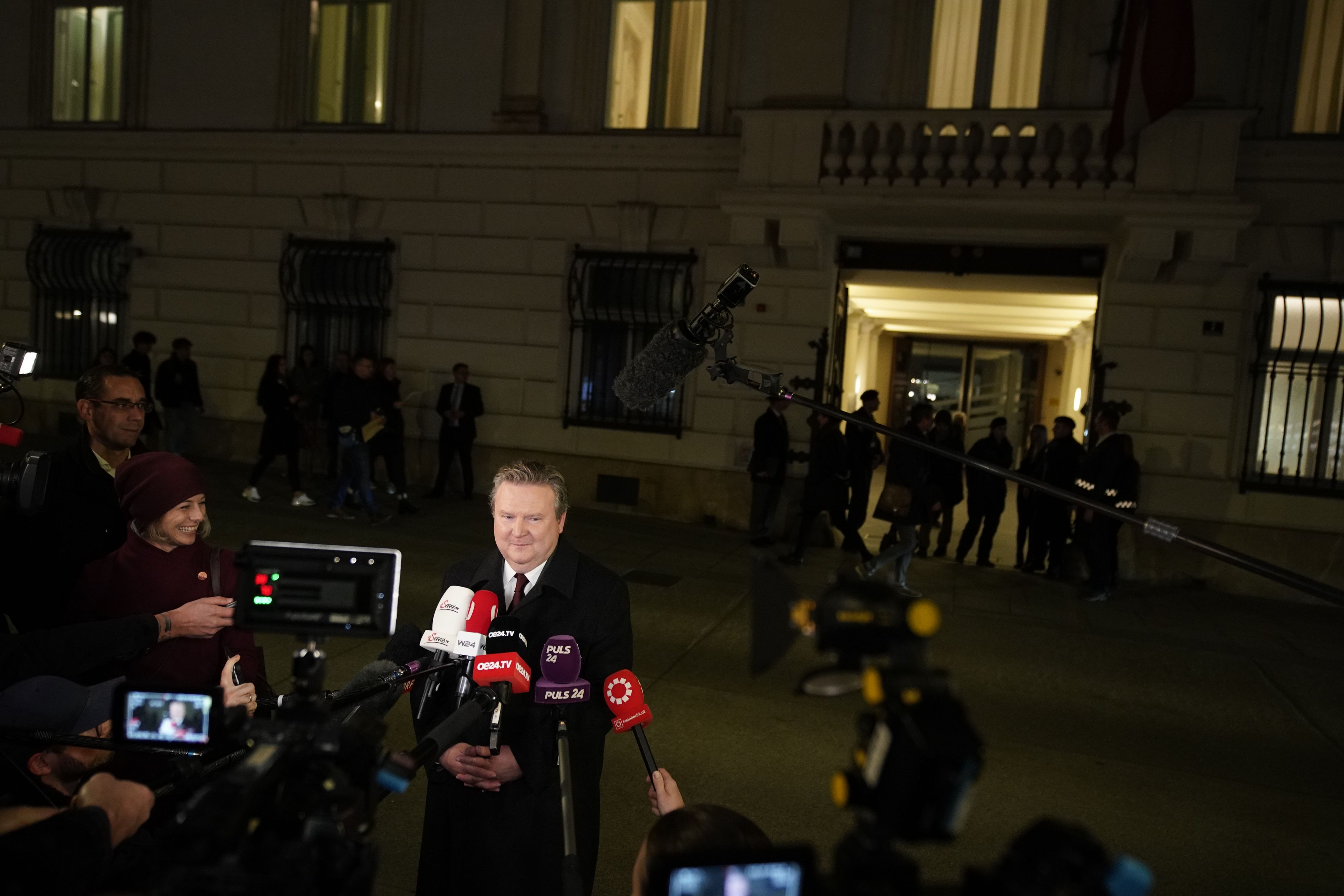 Bürgermeister Michael Ludwig vor dem Asyl-Gipfel in Wien. 