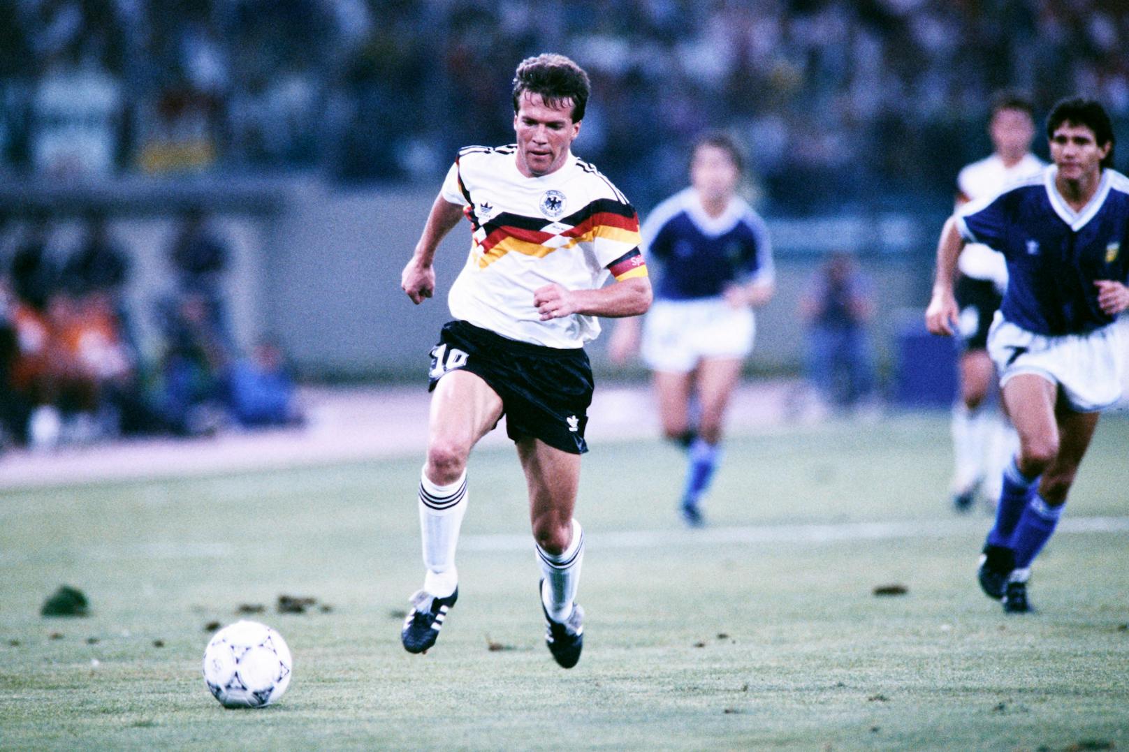Die meisten Endrunden-Einsätze: Deutschlands Lothar Matthäus führt das Ranking mit 25 Spielen an.