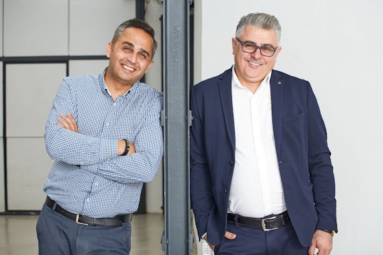 ReDev-CEO Abdolreza Ghaemi mit seinem Co-Gründer Reza Jafarpour.
