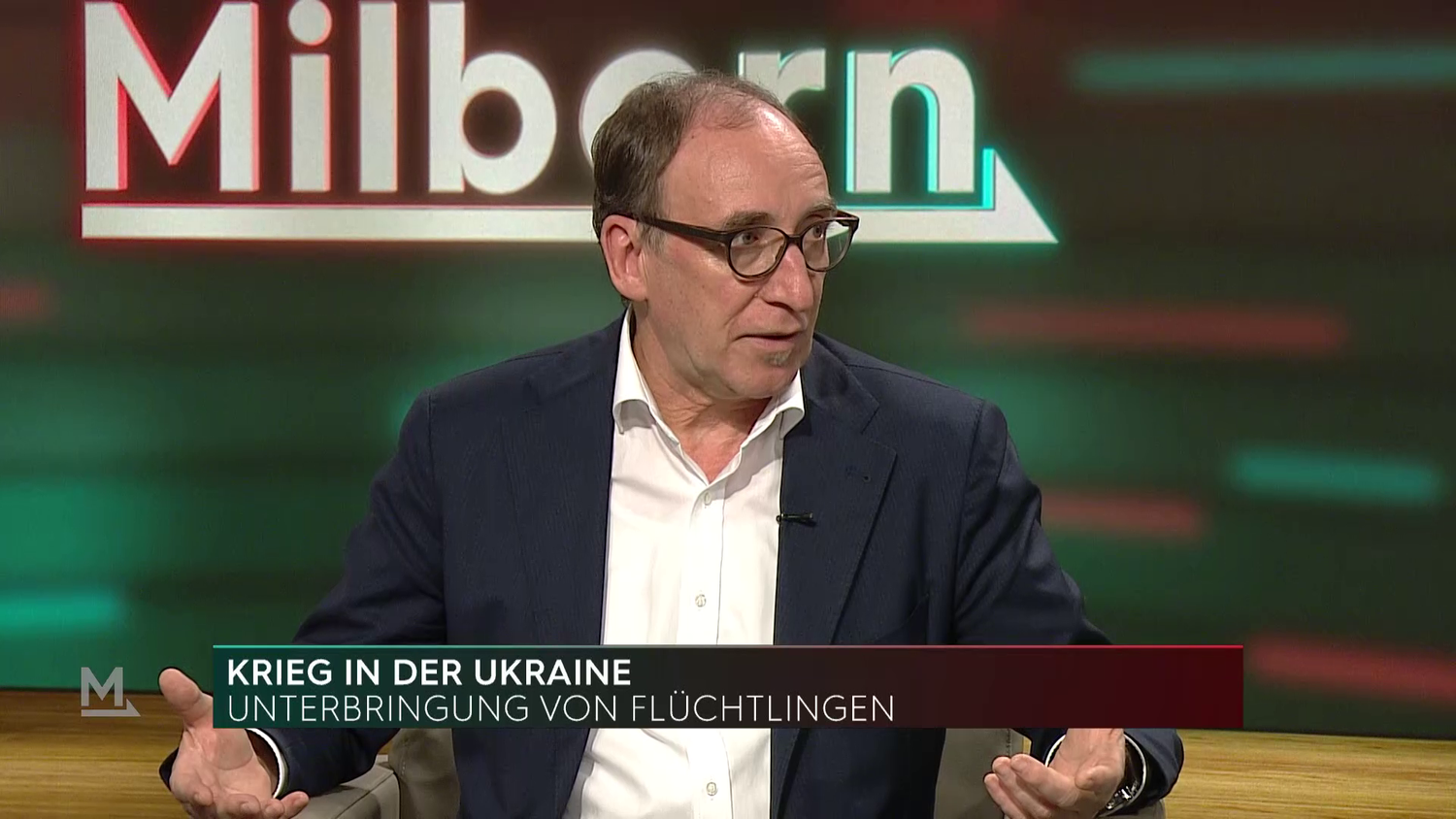 Sozialminister Johannes Rauch im Talk mit Corinna Milborn am 9. November 2022.