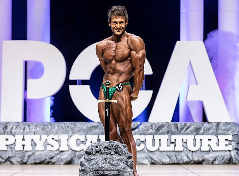 Zahnarzt Max Melchard als Bodybuilder