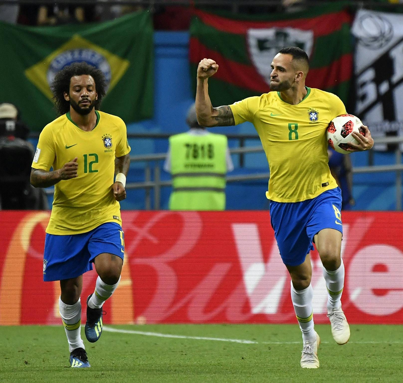 Die meisten erzielten Tore insgesamt: Brasilien mit 229 Treffern.