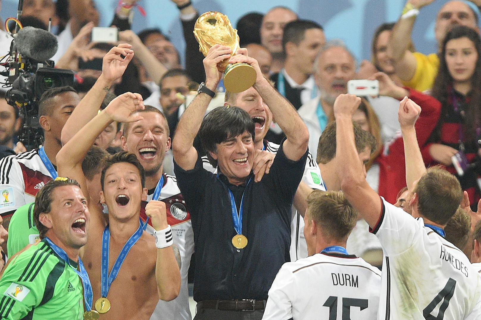 <strong>2014 – Deutschland:</strong> Ein 1:0-Finalsieg nach Verlängerung gegen Argentinien