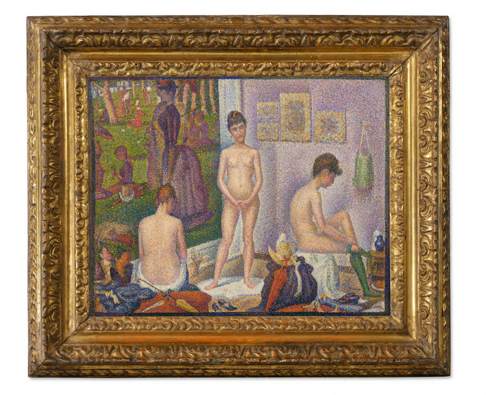 "Les Poseuses, Ensemble" von Georges Seurat.