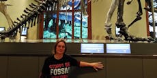 Klima-Kleber im Museum – Polizeieinsatz bei den Dinos