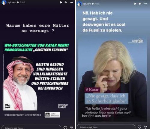 Hans Sigl wettert gegen die WM in Katar.