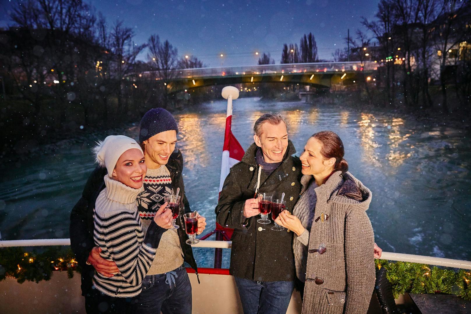 Die Weihnachtsstimmung kommt bereits auf dem Schiff - der MS Kaiserin Elisabeth -&nbsp; auf.