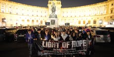 "Licht der Hoffnung" erstrahlte Mittwochabend in Wien