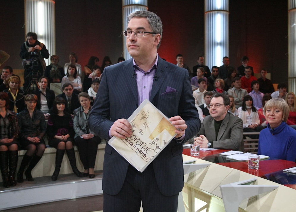 TV-Moderator Andrei Norkin weigerte sich im russischen TV eine Einschätzung zur aktuellen Lage abzugeben. Archivbild aus dem Jahr 2010, Anm. der Redaktion. 