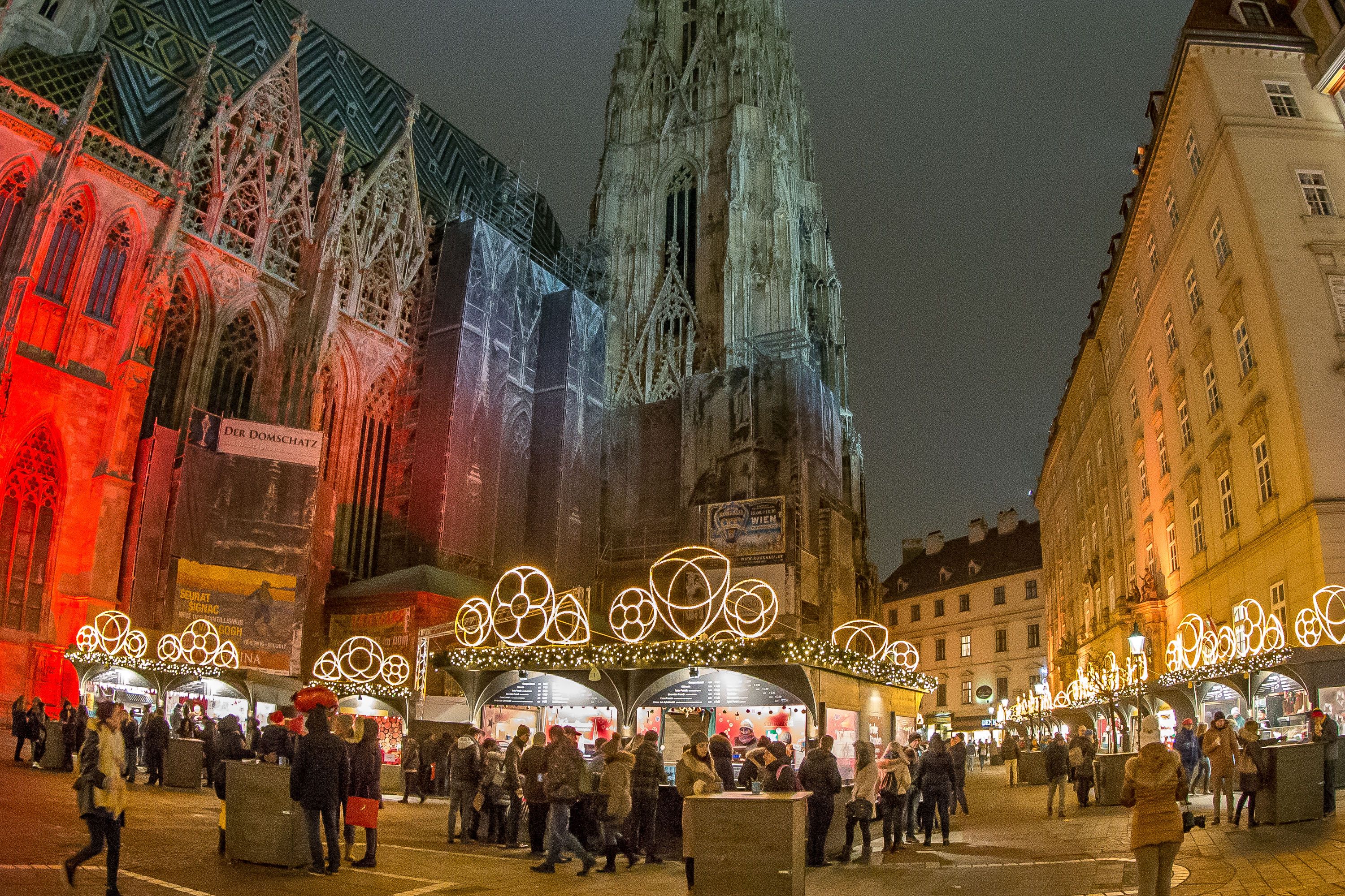 Der Weihnachtsmarkt am Stephansplatz startet am Freitag.