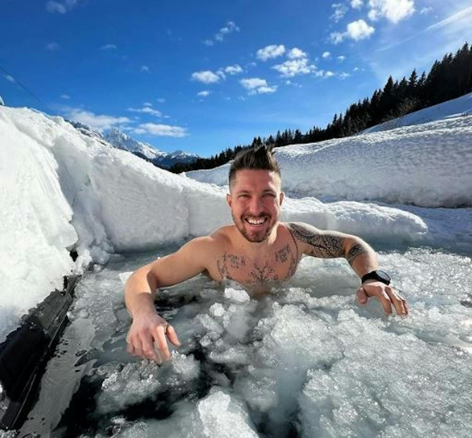 Marcel Hirscher ist es im Eiswasser vielleicht kalt, doch die Österreicher und Österreicherinnen finden ihn heiß. Er ist auf dem 6. Platz.