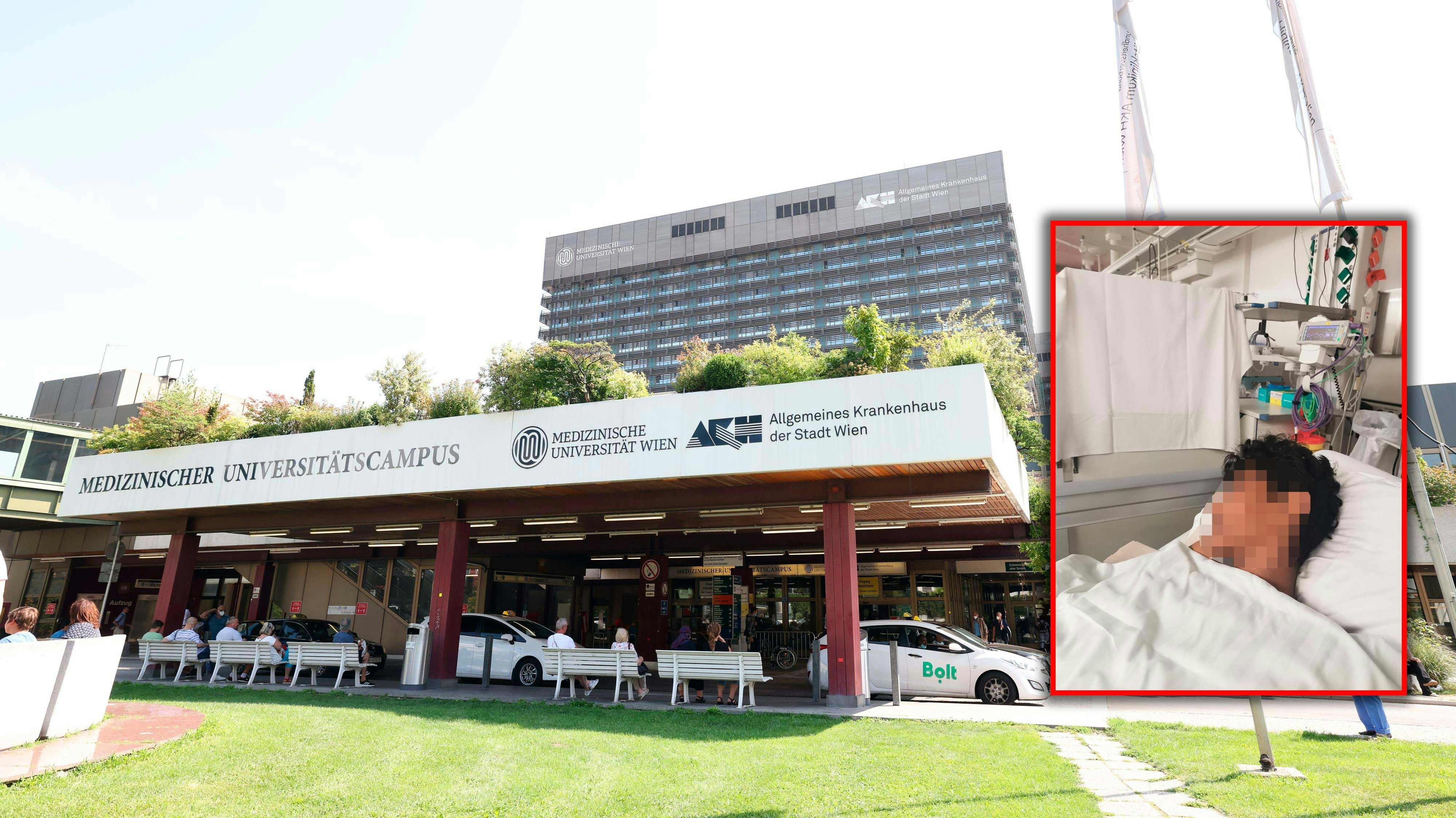 Mika musste im Wiener AKH behandelt werden.