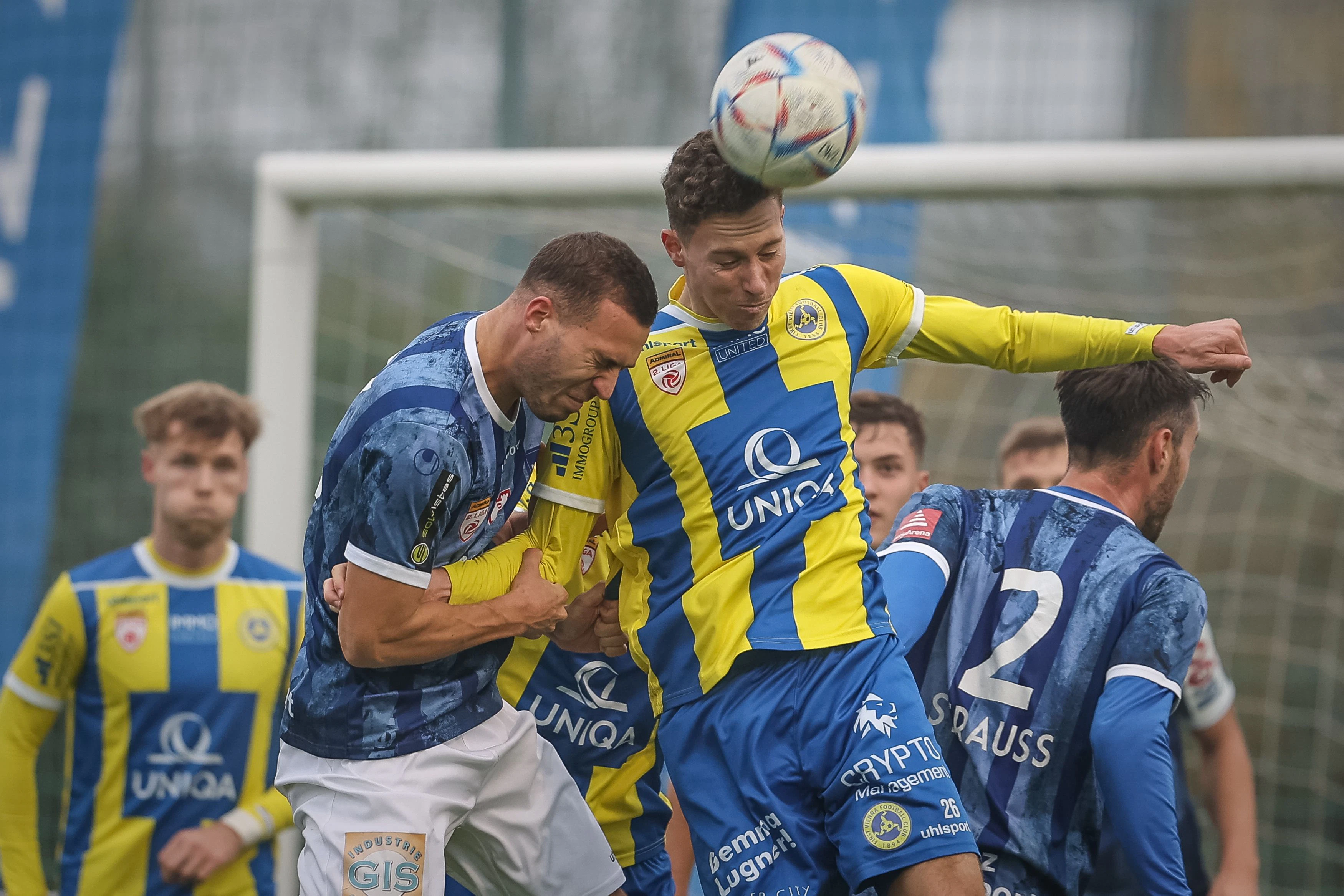 Die Vienna muss sich Blau Weiß Linz geschlagen geben.