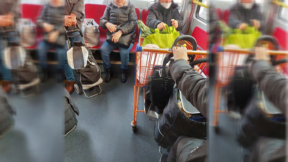 In der 11er-Bim erblickte eine <em>