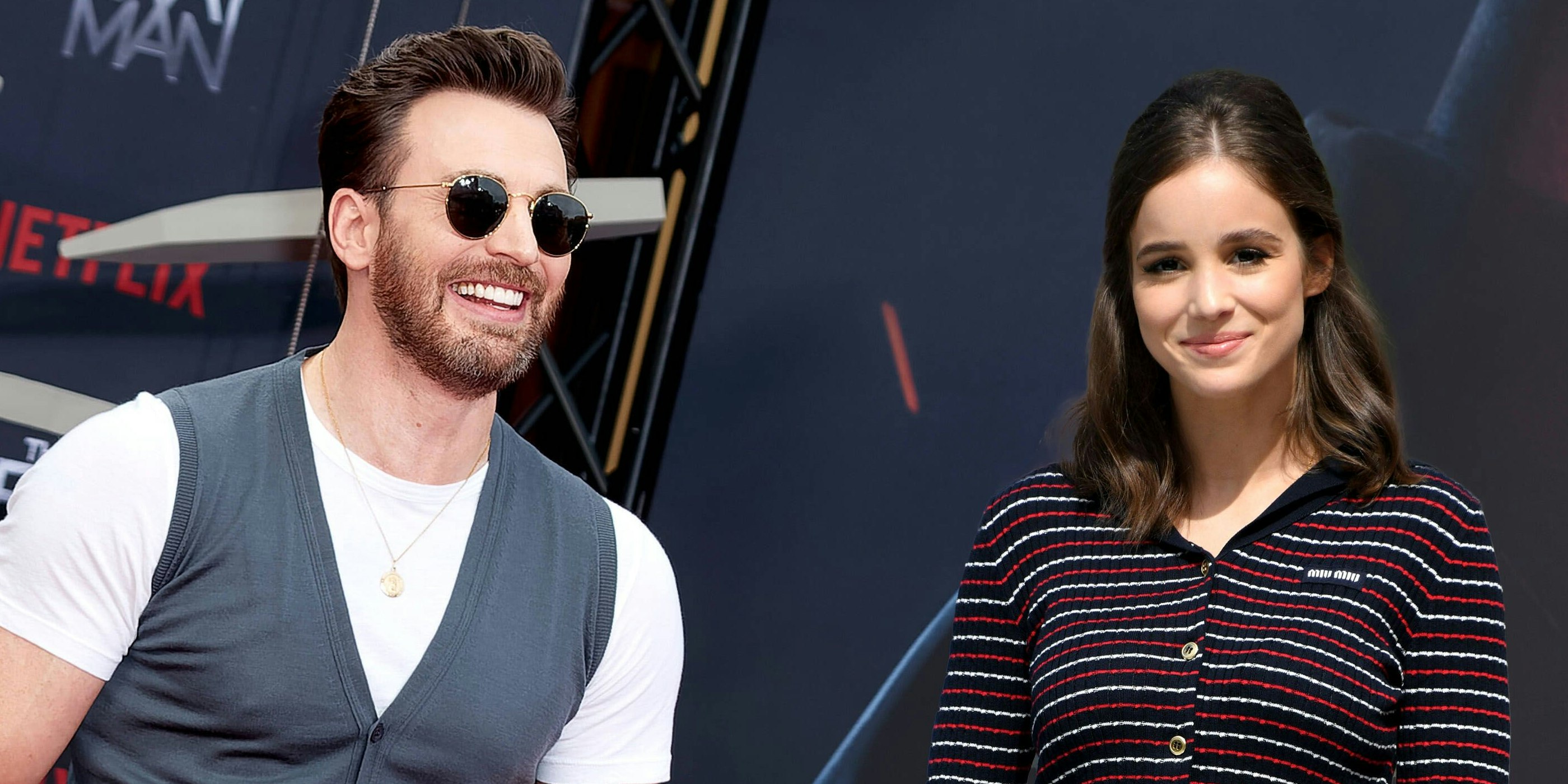 Chris Evans wurde mit seiner neuen Flamme gesichtet. 