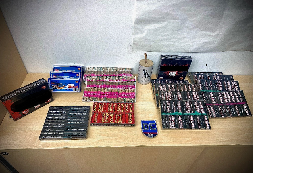 Diese Knaller stellten die Polizisten sicher.&nbsp;