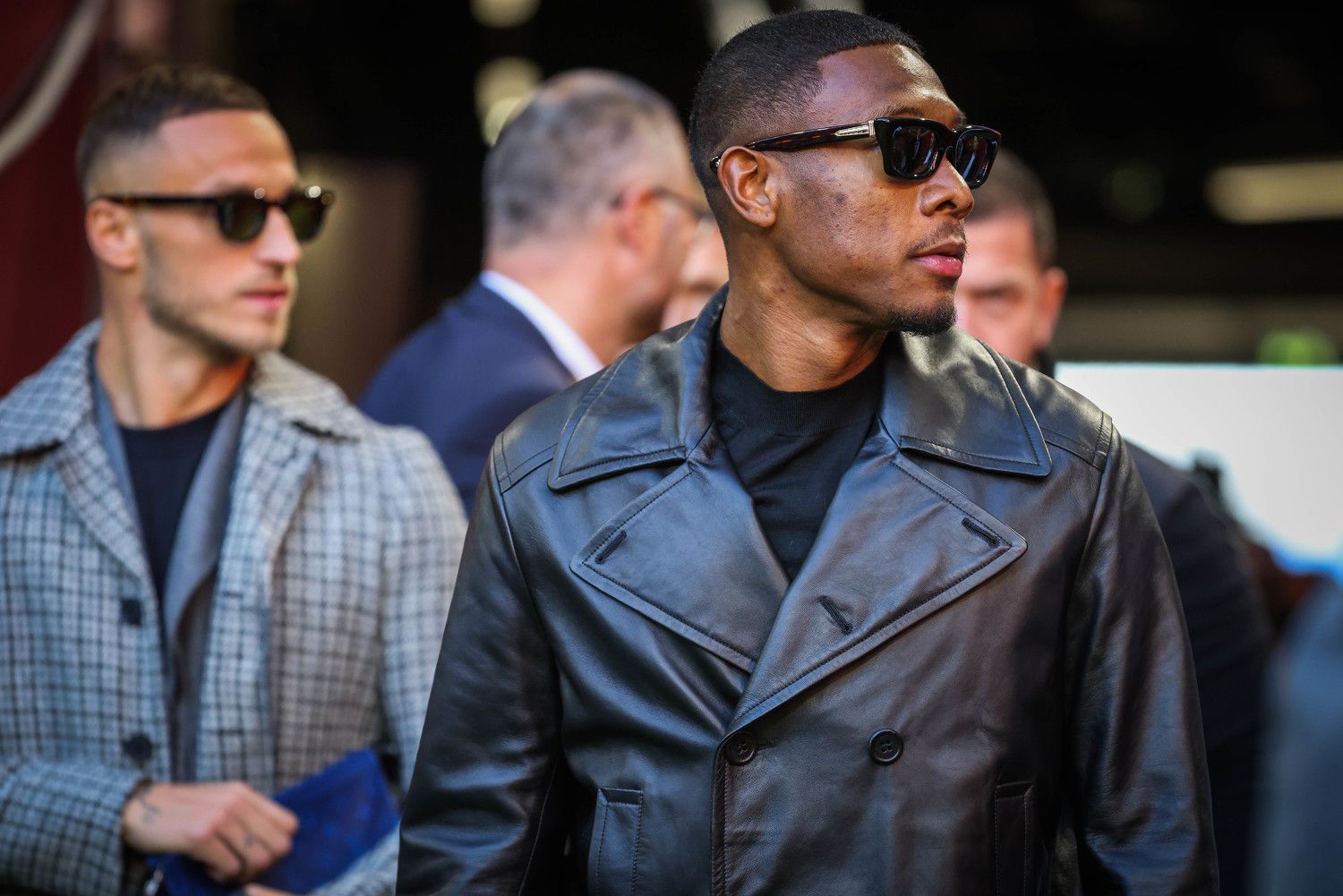 Blendende Outfits: Arnautovic und Alaba im eleganten Aufzug.