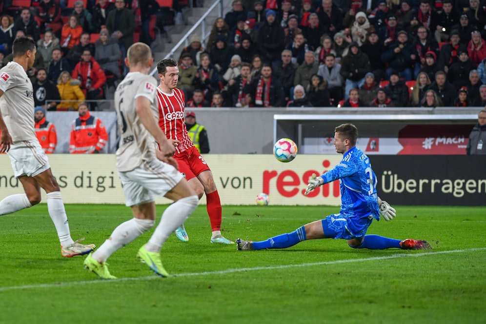 Michael Gregoritsch trifft gegen Union Berlin.