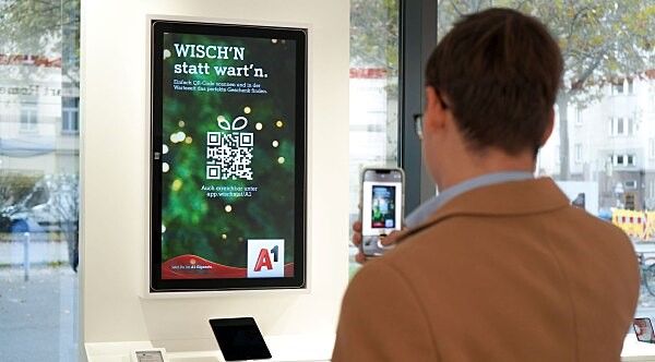 Wisch’n statt warten: A1 bringt Start Up "Wisch’n!“ in alle A1 Shops.