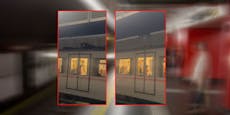 Video zeigt lebensgefährliche Aktion auf Wiener U-Bahn