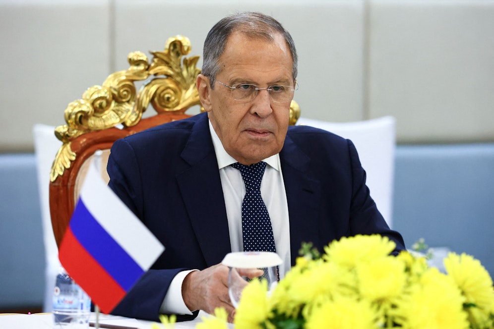 Der russische Außenminister Lawrow.