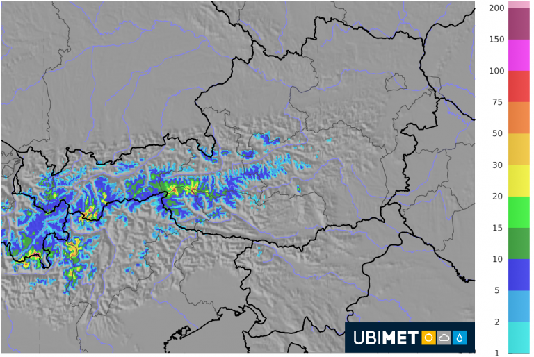 Analyse der aktuellen Schneehöhe am 12.11.2022.