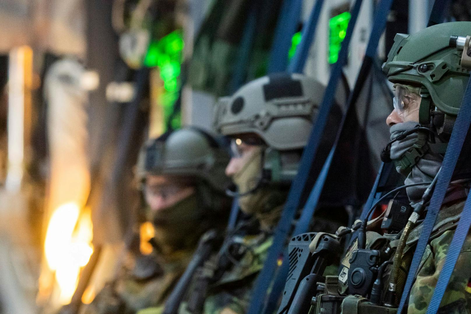 Soldaten der Air Force beim "Baltic Tiger 2022"-Manöver in Estland.