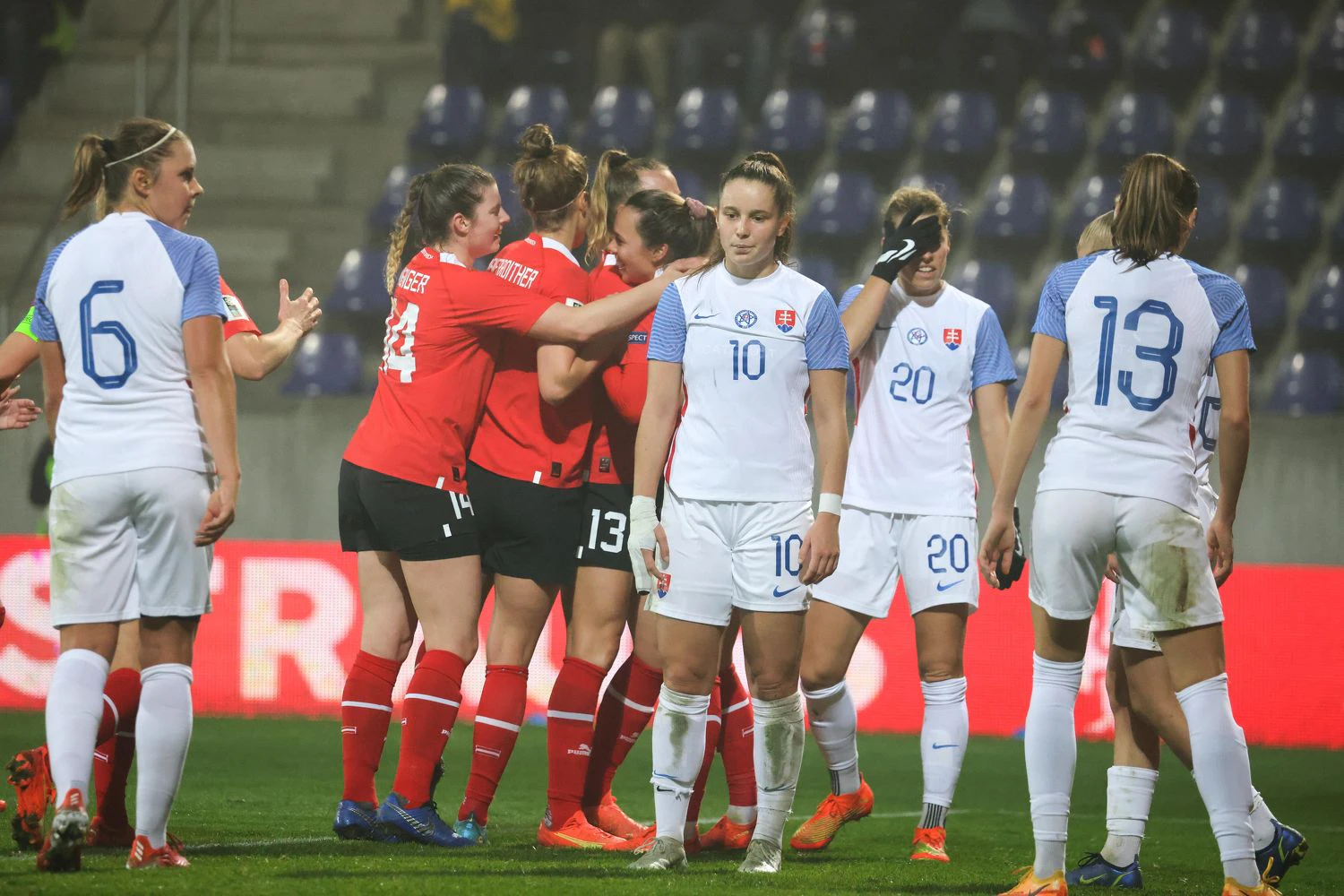 Jubel bei den ÖFB-Frauen