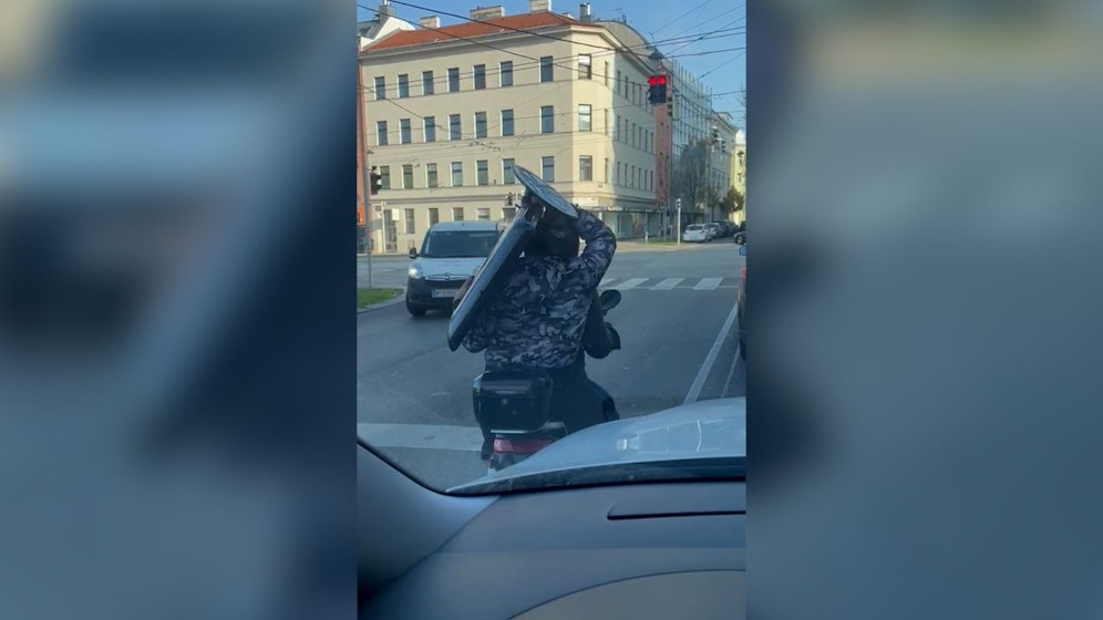 Der Favoritner erregte am Montag besonders viel Aufmerksamkeit.