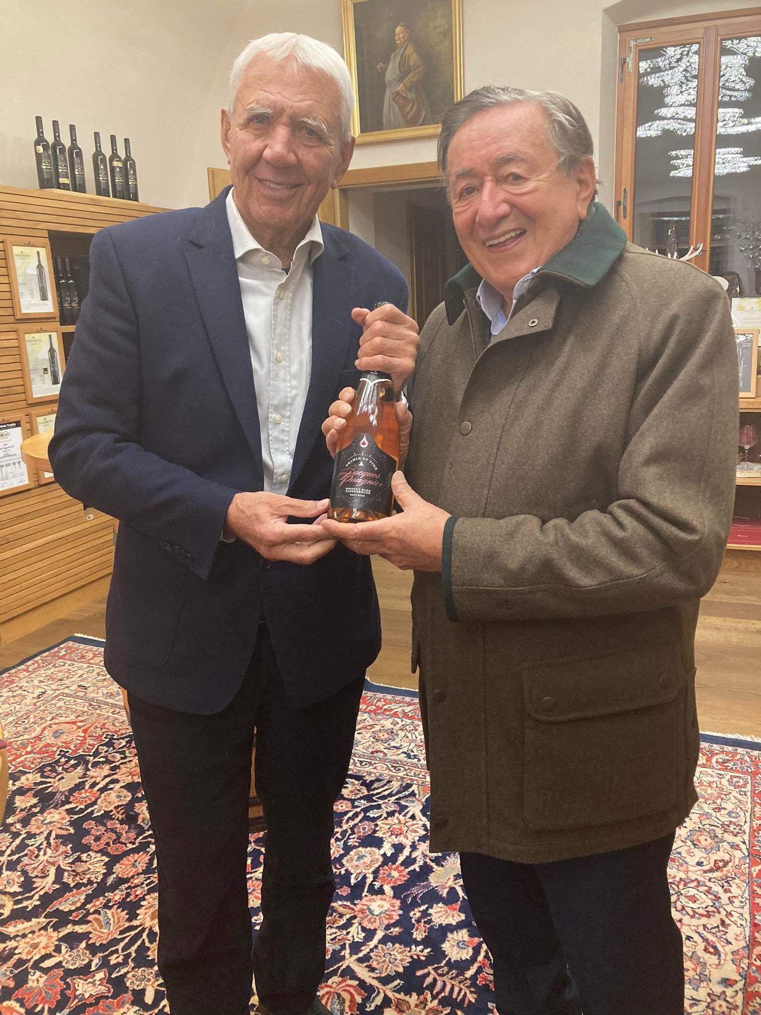 Alfred Riedl und Richard Lugner sind seit Langem befreundet