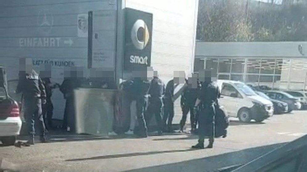 In Steyr sorgte ein Großeinsatz der Polizei für Aufsehen.