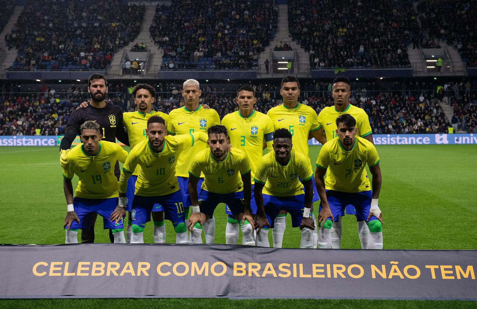 Die brasilianische Nationalmannschaft.