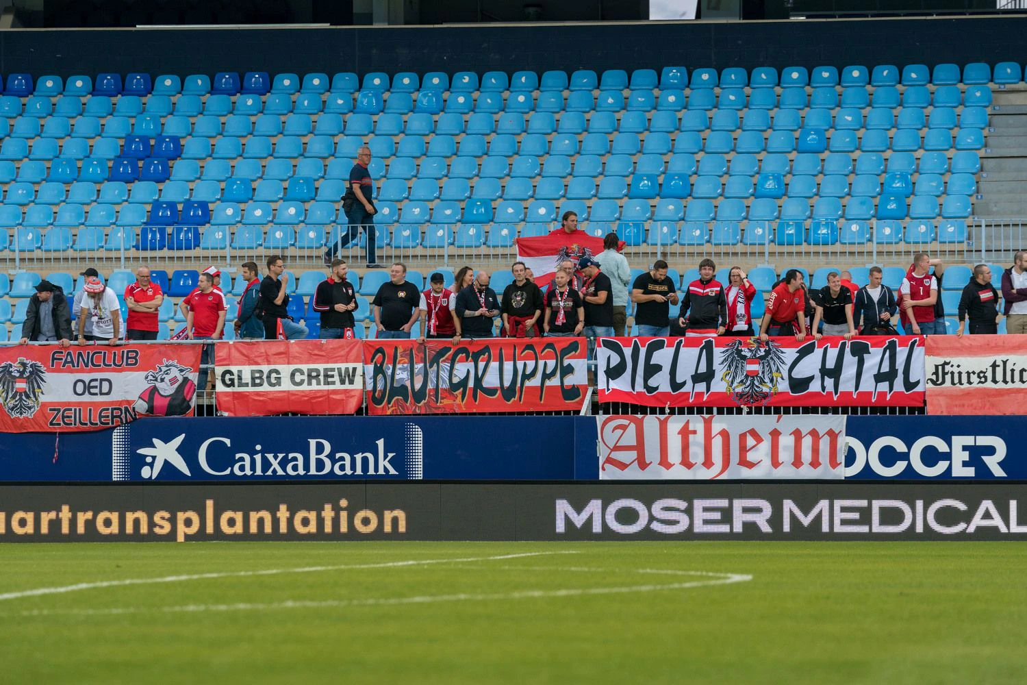 Magere Kulisse in Malaga