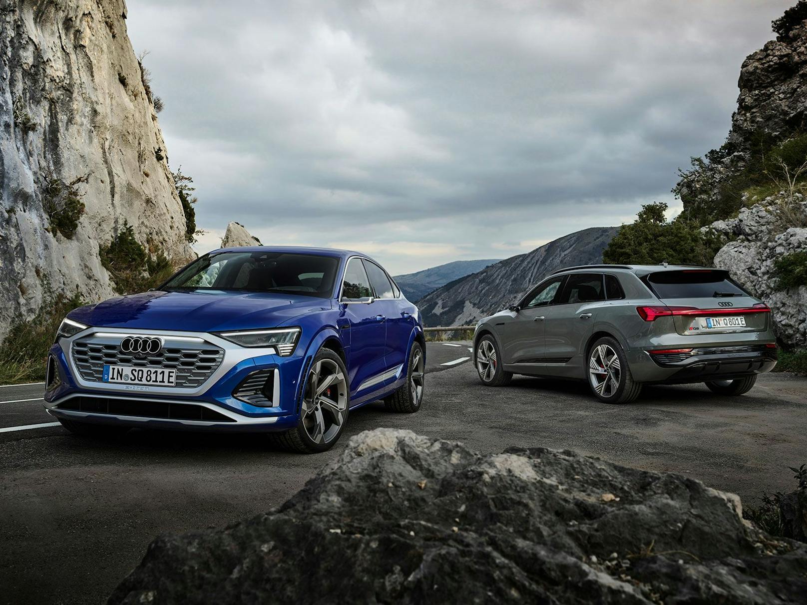 Der frisch geliftete Audi e-tron bekommt auch einen neuen Namen: Audi Q8 e-tron