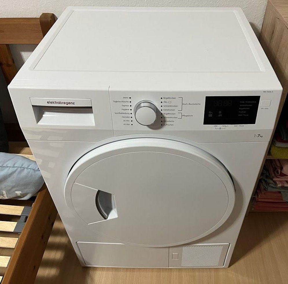 Der heißersehnte Wäschetrockner