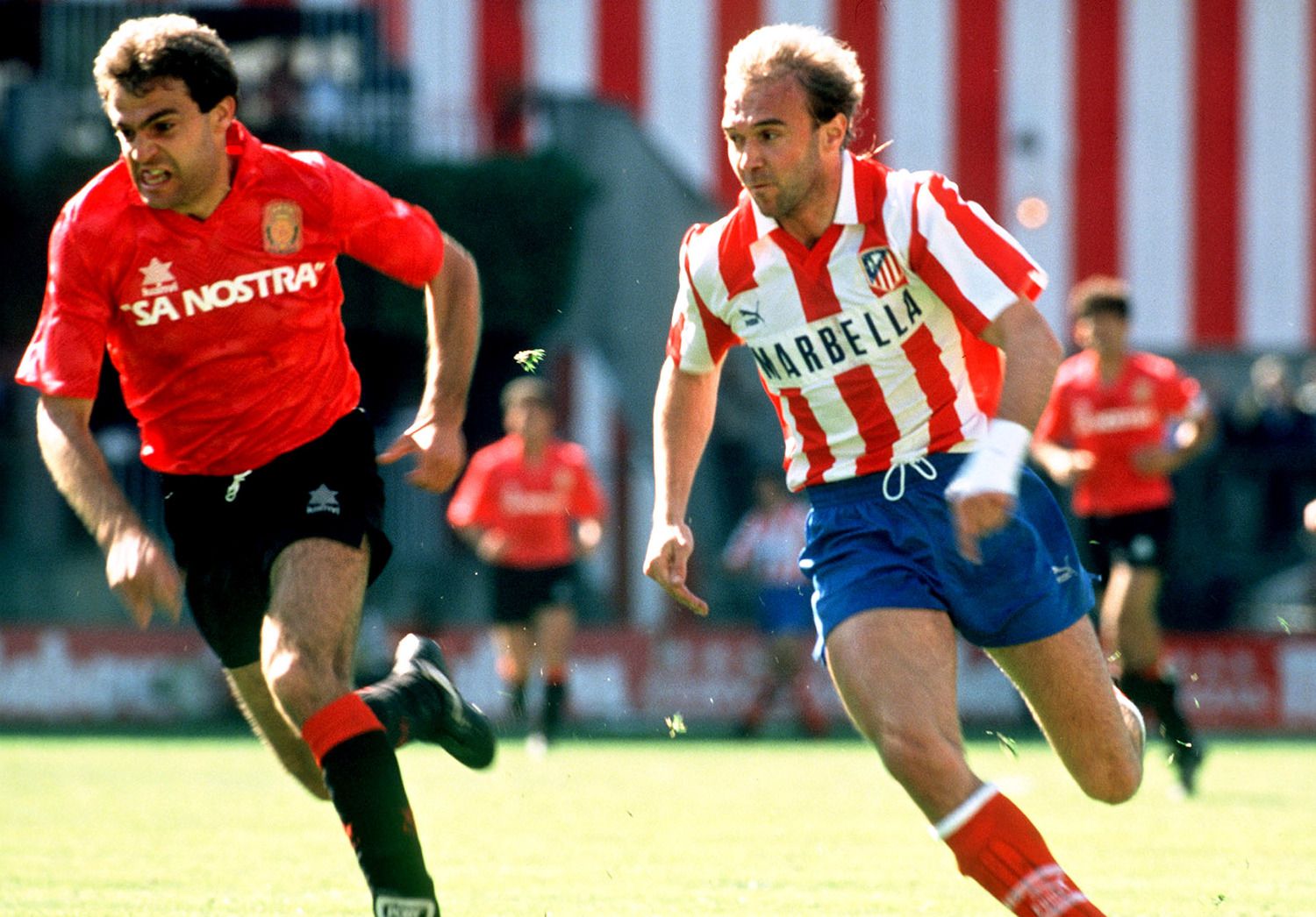 Gerhard Rodax im Atletico-Trikot.
