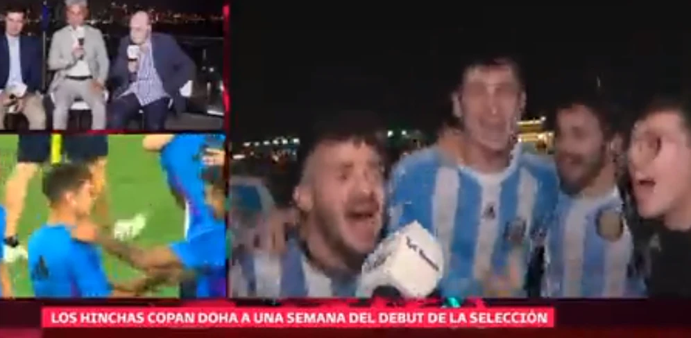 Entgleisung bei den Argentinien-Fans