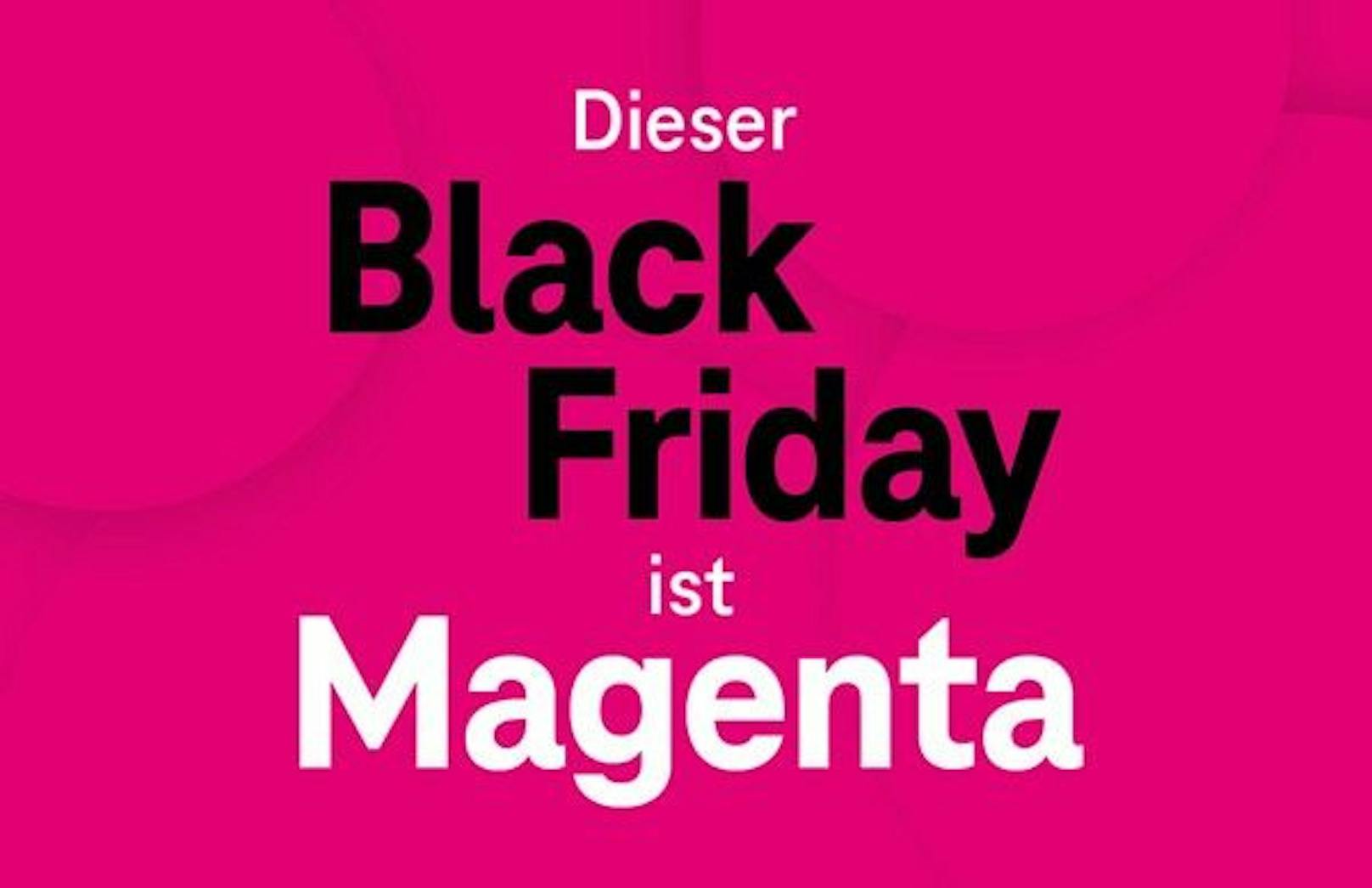 Dieser Black Friday ist Magenta: Einmalige Rabatt-Chance für Schnäppchenjäger.