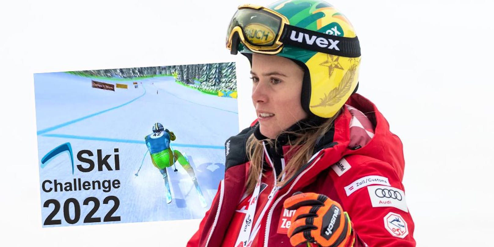ÖSV-Star Katharina Liensberger: Werbung für "Ski Challenge" in Levi
