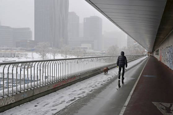 Wintereinbruch: der erste Schnee in Wien. Symbolbild