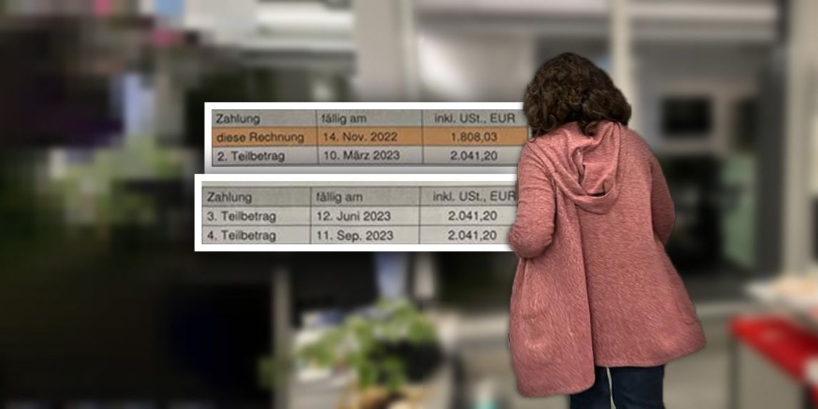 Die Wienerin kann es nicht fassen – 2.041 Euro im Quartal für Strom und Gas!