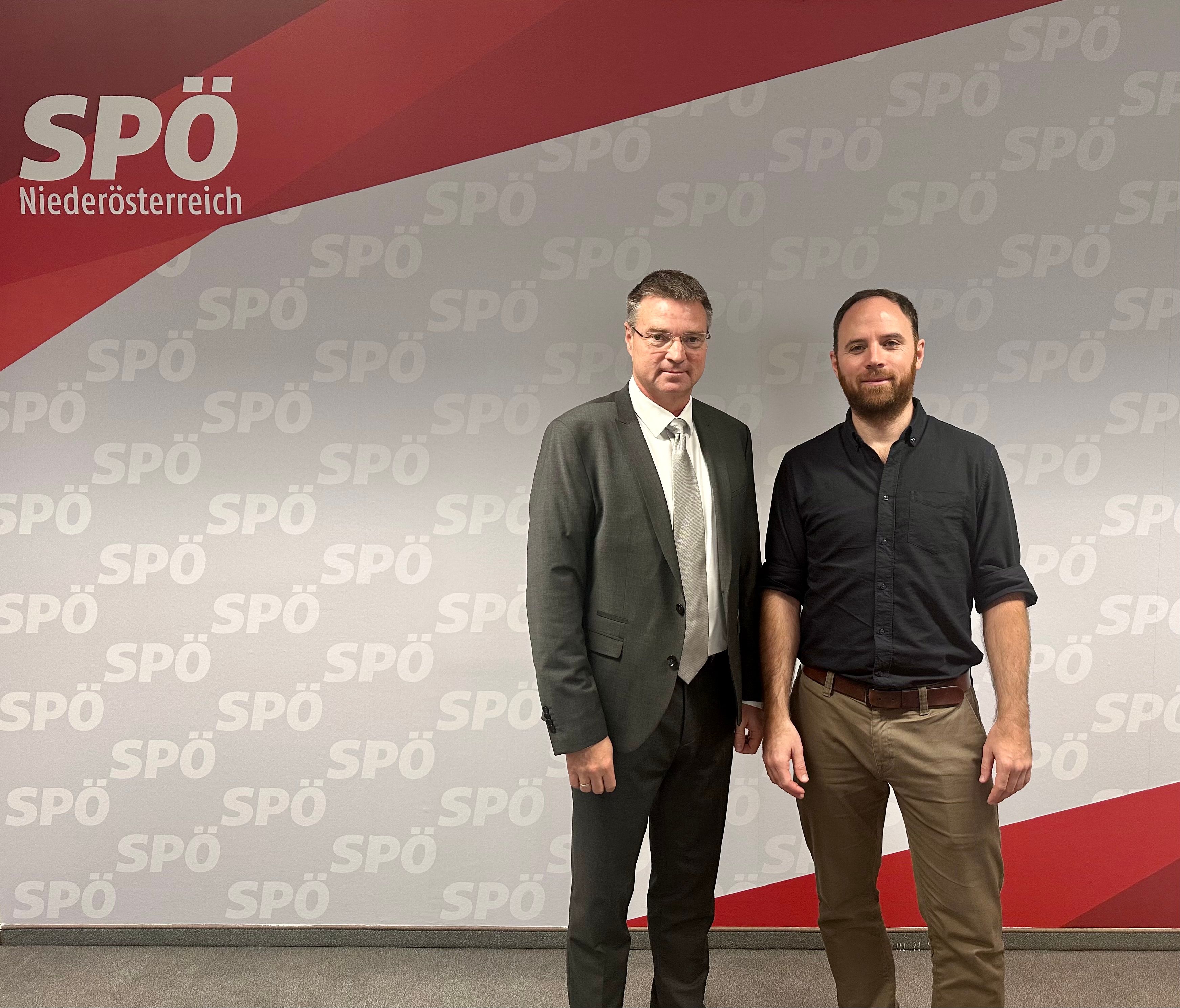 Pressekonferenz mit den beiden SPÖ NÖ Landesgeschäftsführern Bgm. Wolfgang Kocevar und Klaus Seltenheim zum Thema „Fairness für Niederösterreich"
